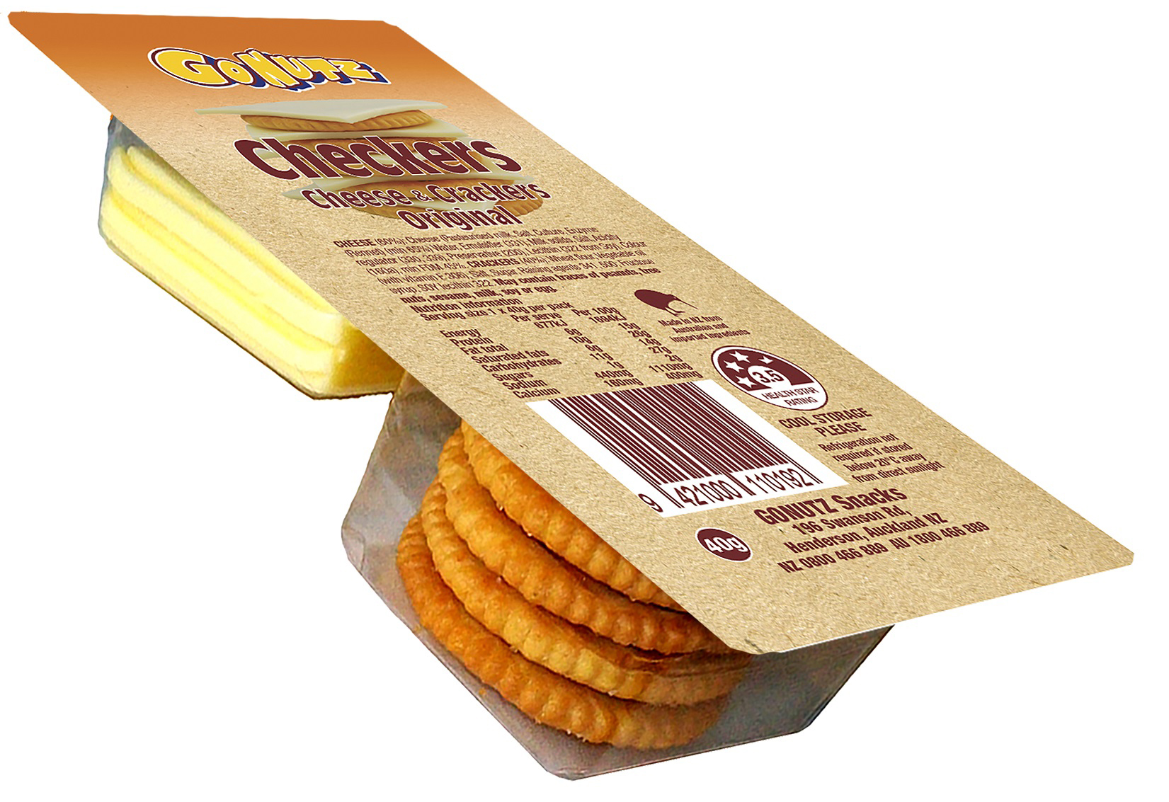 Checkers Cheese & Crackers 9421000110192 side view